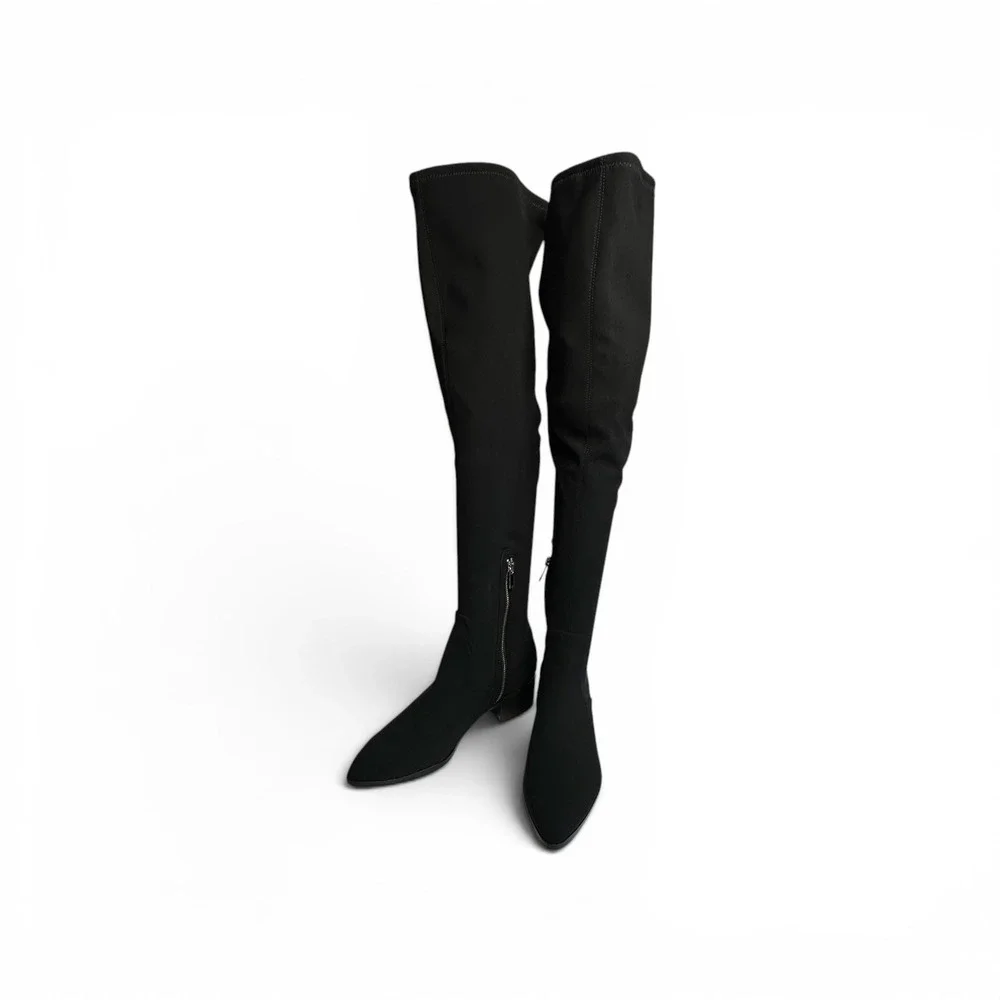 Donald J Pliner Dayle Over The Knee Boots Womens 9.5M Black Stretch
